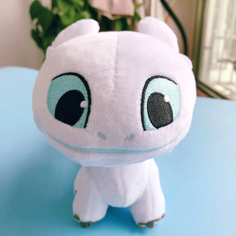 

25cm How To Train Your Dragon Plush Toy Toothless Light Fury Night Fury Soft White Animals Stuffed Doll Gift Toys For Children