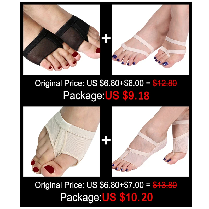 1 пара женские балетки для танца живота|dance foot thongs|foot thongdance toe pads |