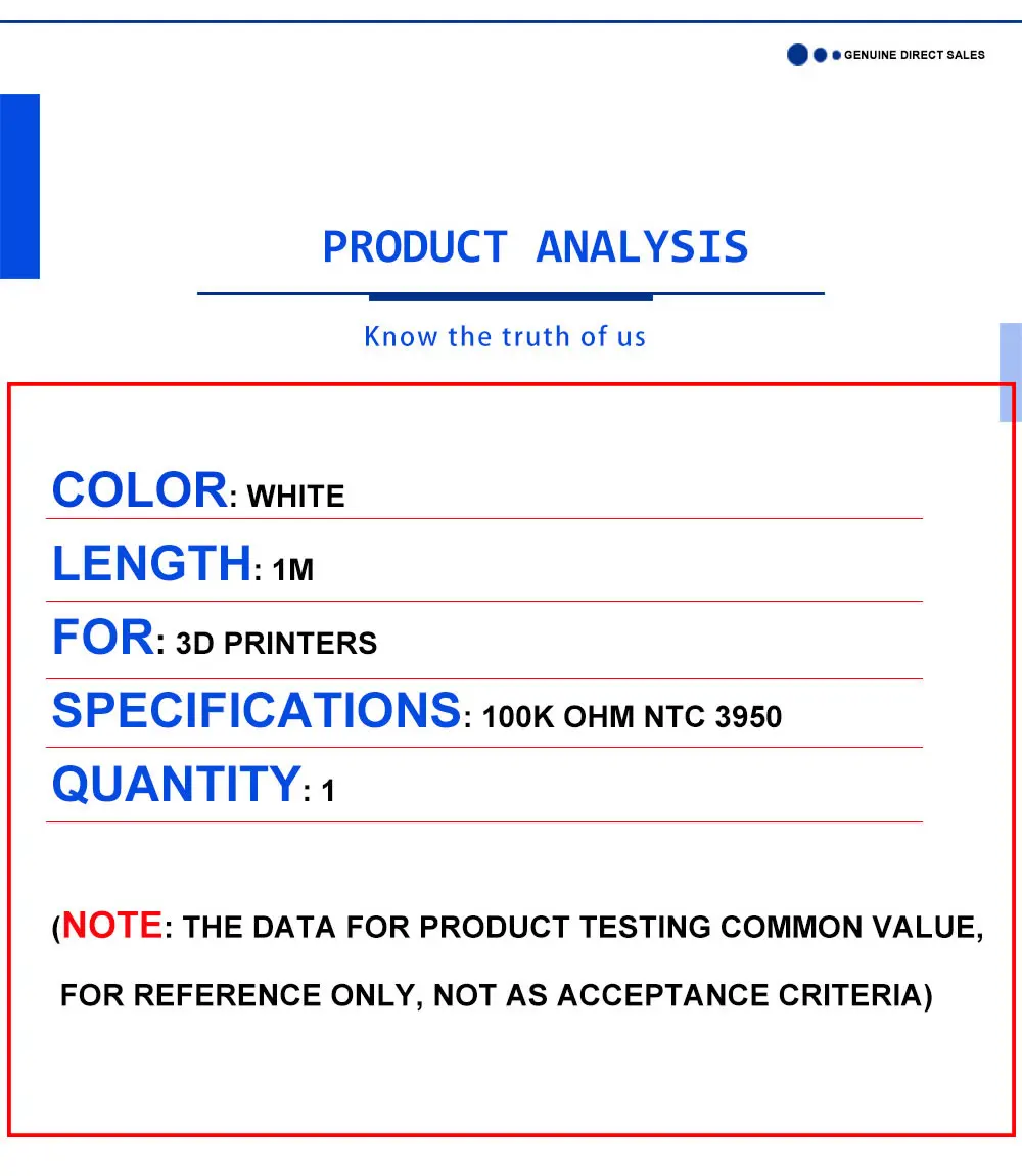 thermistor for 3D Printer (2)