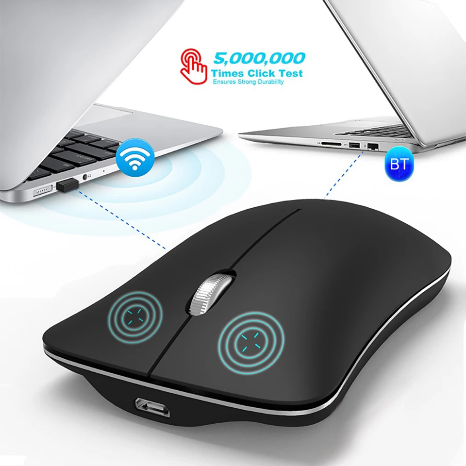 VicTsing XR446 Bluetooth Mouse Mouse Wireless Mouse Mice Ergonomic Vertical Mice 2.4Ghz Wireless High Speed For Computer Windows (4)