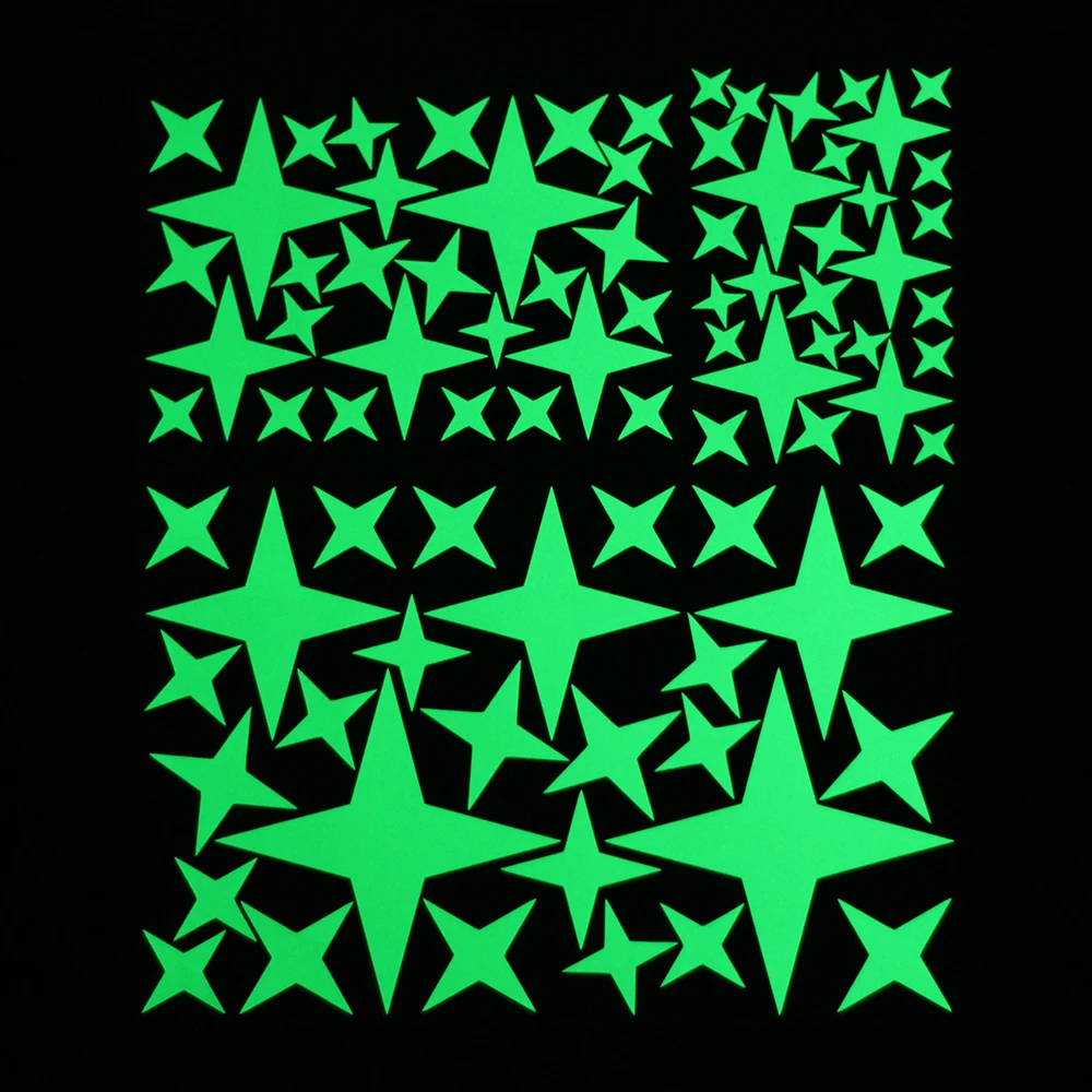 Glow in the Dark Star Stickers Wall Decoration Luminous Decals Kids Room Children Bedroom Ceiling DIY Personalised Decor Sticker