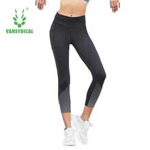 Летние женские компрессионные тренировочные штаны для бега с высокой талией эластичные облегающие брюки спортивная одежда