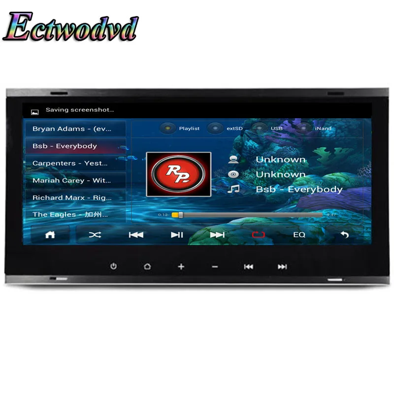 Top Ectwodvd 8.8inch Octa Core Android 8.1 Car DVD GPS Navigation Radio Stereo for VW Touareg 2003-2010 for T5 Multivan 2009-2010 1