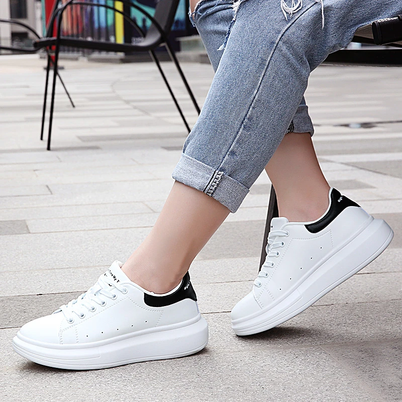 Agsdon zapatos de las señoras 2018 nueva moda plana mujeres Zapatillas Zapatos Mujer Casual Tenis Feminino Sapato Zapatillas|Zapatos vulcanizados de mujer| - AliExpress