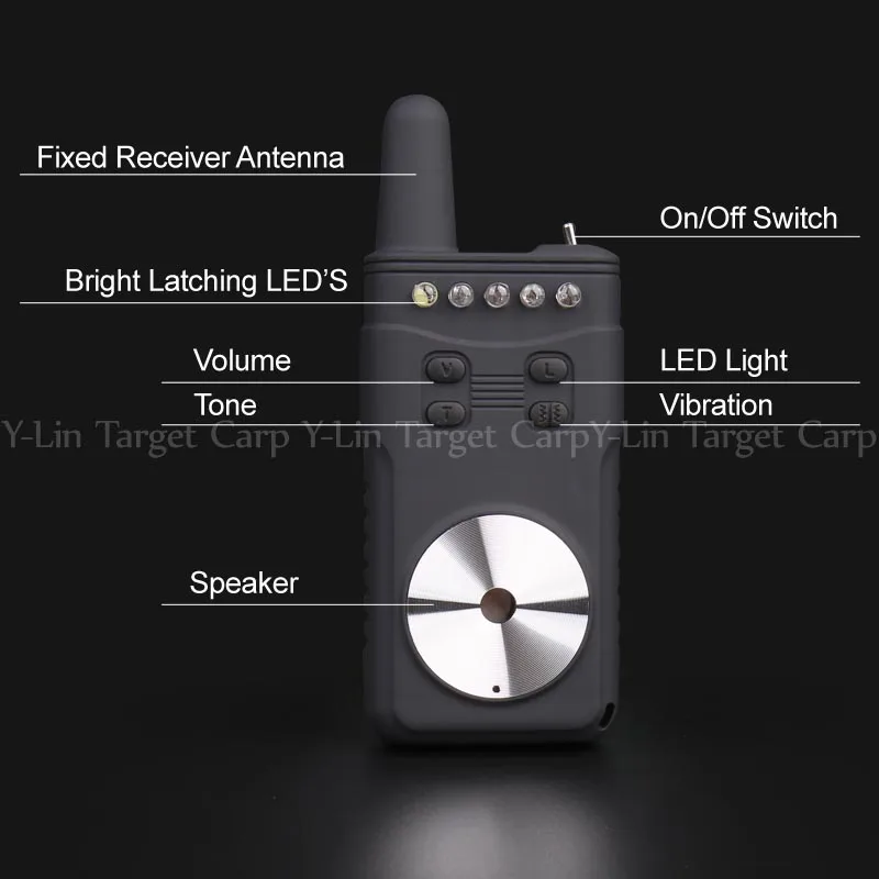 Skup Czarny 4 1 karpiowe wędkarskie sygnalizatory brań bezprzewodowy cyfrowy alarm zgryzowy wędkarski czujnik alarmowy swinger wodoodporny karpiowy Pesca