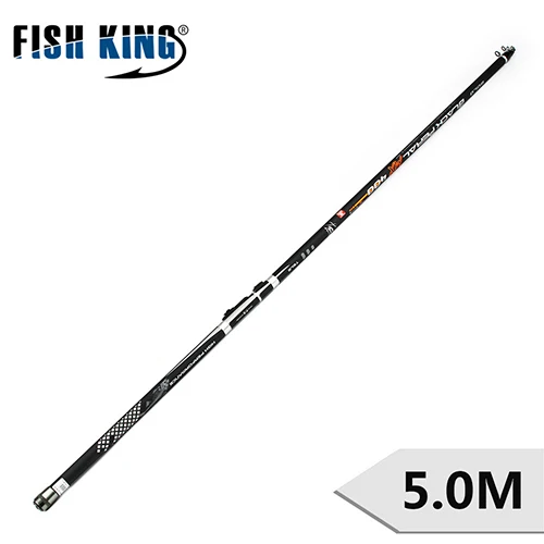 Рыболовная удочка FISH KING Rock 4-6Sces, length122-125cm, Болонские удилища, светильник из углеродного материала, удочка для океанской рыбалки - Цвет: Цвет: желтый