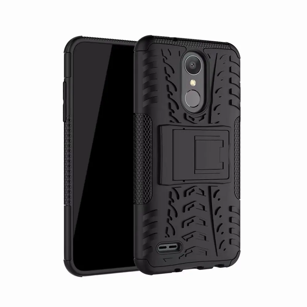 Противоударный rugegd PC + TPU heavy duty задняя крышка для LG aristo2 чехол armor kickstand телефона |