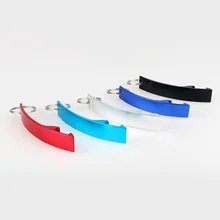 Лазерная гравировка металла Алюминий открывалка для бутылок пива брелок для ключей Key Holder рекламных поддавки Бизнес подарок индивидуальный логотип