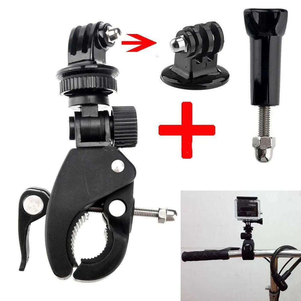3ni1 10pcs Bicycle Motorcycle Handlebar Mount Holder+10pcs Mini Tripod GoPro Tripods Mount