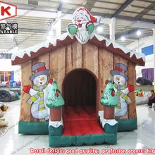 Надувной снежный батут, надувной дом, Рождественское украшение, батут для прыжков на продажу