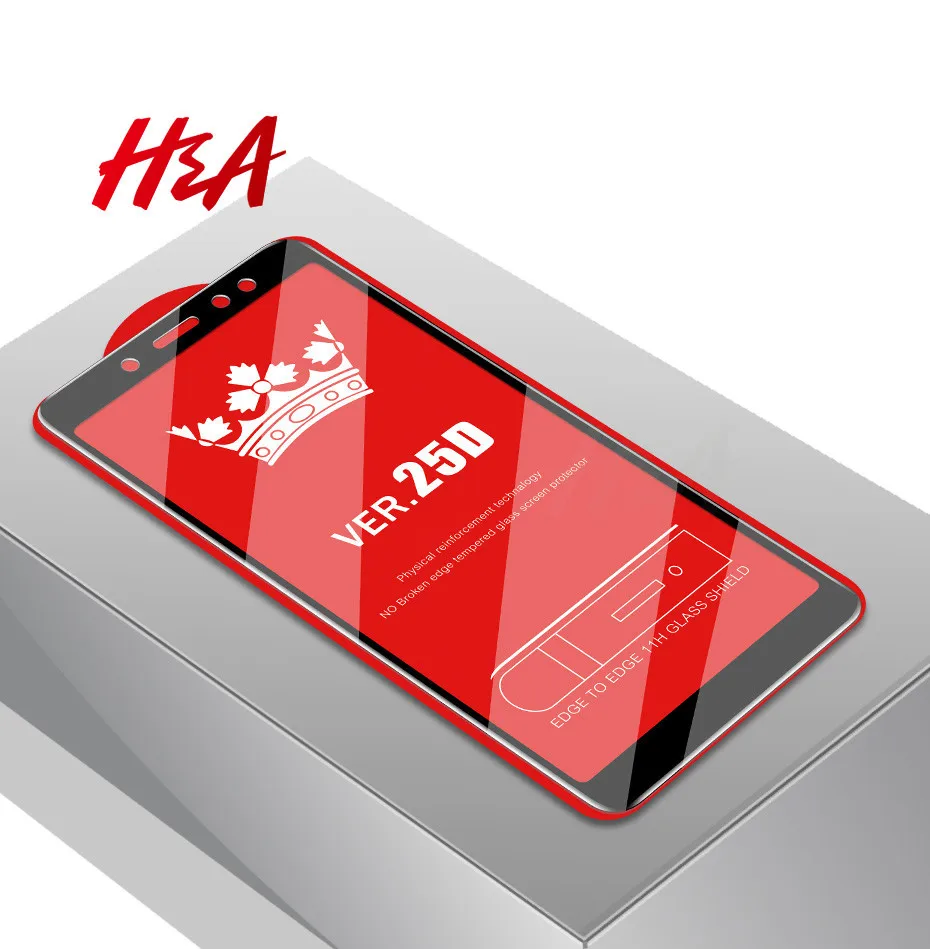 H&A 25D Full Cover Screen Protector For Xiaomi Redmi Note 7 6 5 Pro 4X Tempered Glass For Redmi 7 4X 5 6A 6 Pro Protective Glass