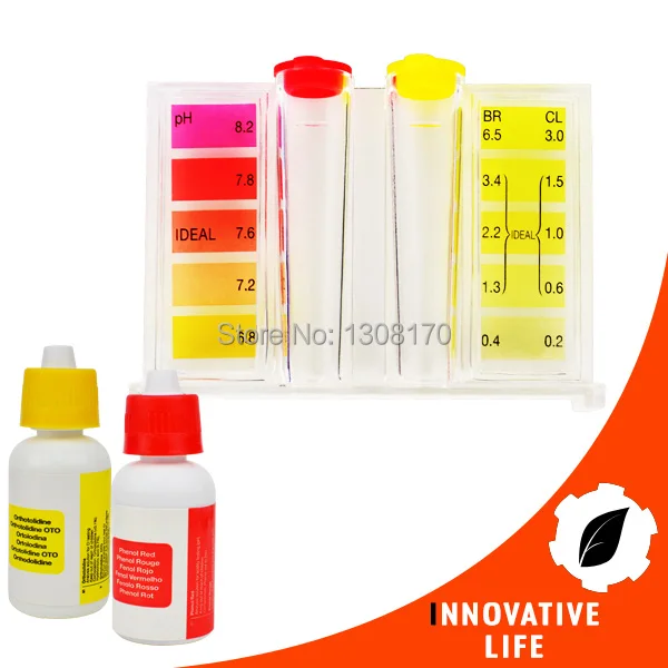 Water Quality Tester Test pH CL2 Chlorine HydroTools Pool Water Testing