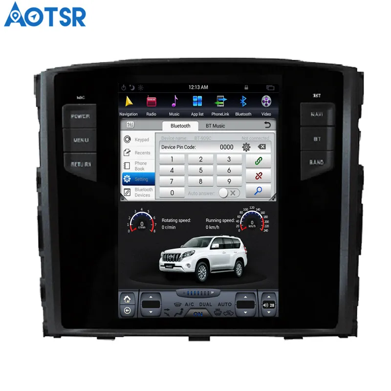 Flash Deal Android 7.1 Tesla style Car No DVD Player GPS Navigation For MITSUBISHI PAJERO V97 V93 Shogun Montero 2006+ headunit multimedia 10