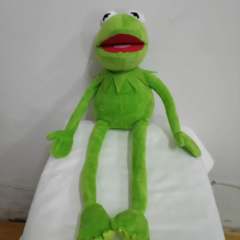 45 см мультфильм Muppets Кермит Лягушка Плюшевые игрушки Мягкий мальчик кукла для детей подарок на день рождения