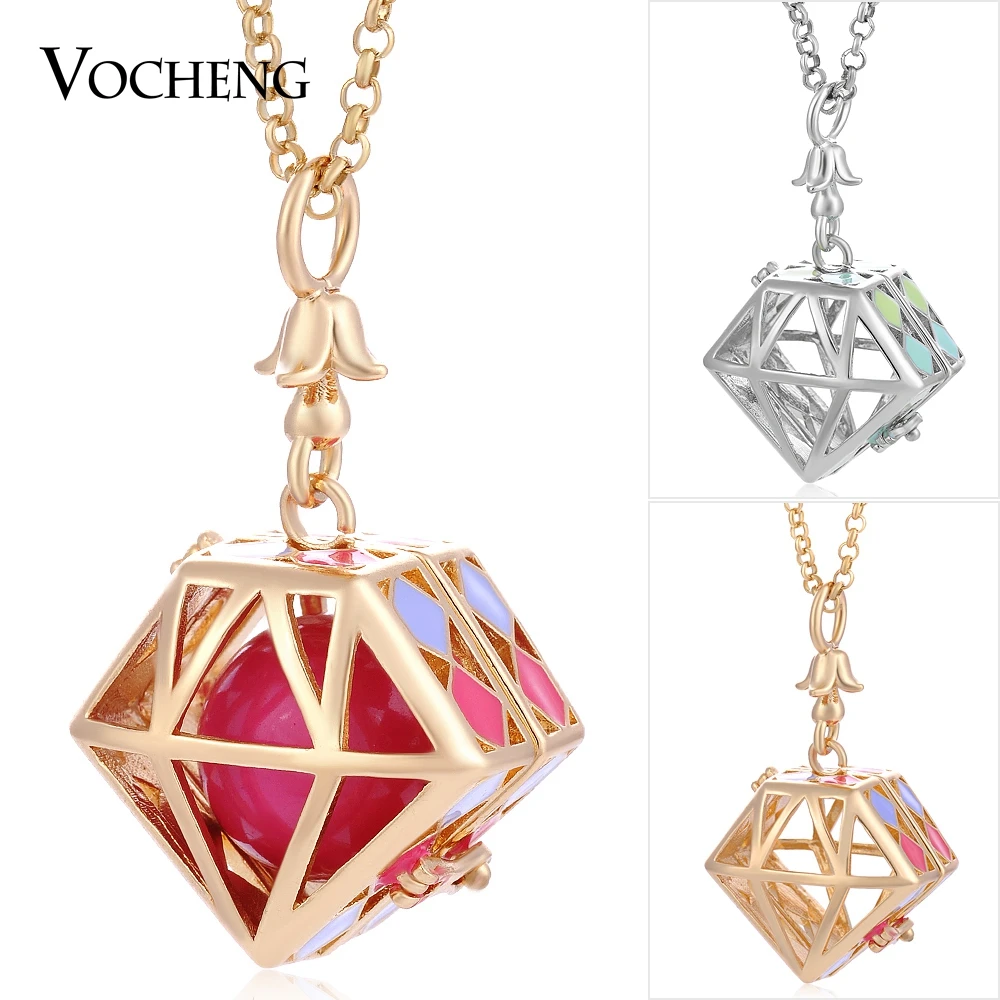 10 шт./лот Vocheng Chime Harmony женские ювелирные изделия 2 цвета ожерелье из меди и металла