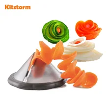 Creative Kitchen Gadgets Vegetable Spiral Slicer Carrot Spiralizer Cutter Tool Kitchen Accessories Cooking Tools