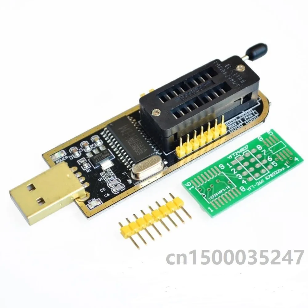 

CH341A Programmer USB Motherboard Routing LCD BIOS FLASH 24 25 Recorder