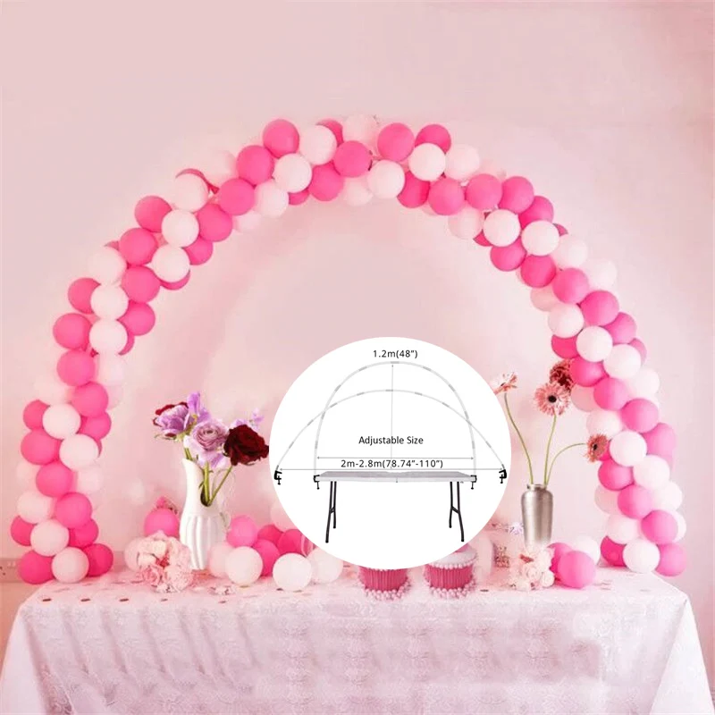 

DIY Balloon Arch Wedding Balloon Column Stand Frame Base Kit Balloon Chain Balloon Backdrop Birthday Party Tabletop Decoration