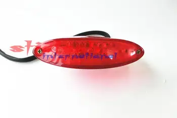 

by dhl or ems 50 pcs 28 LED Motorcycle Bike ATV Tail Brake Stop License Plate Integrated Light Red