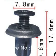 100 шт капот, вентиляционный держатель для панели для prelude 1983-On для 90687-SB0-003, для 90687-SB0-013 Автомобильные пластиковые крепежные зажимы