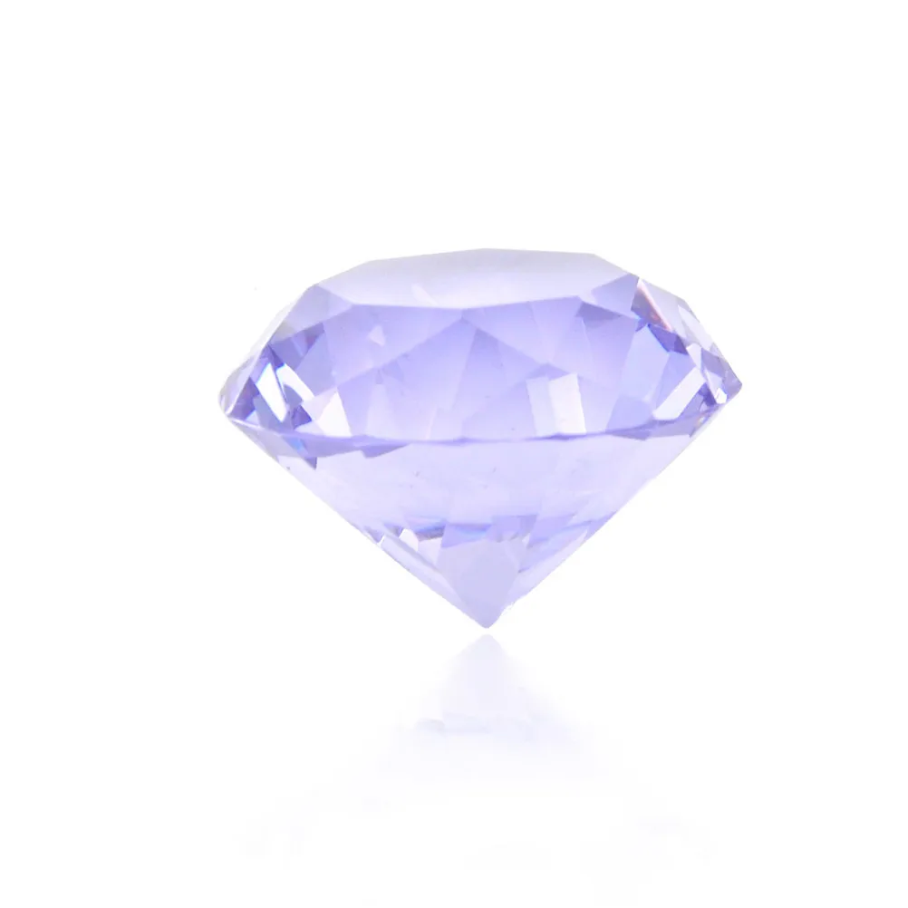 Diamond Crystal Clear Граненый Cut Форма пресс-папье Стекло гигантский Алмаз Jewel Декор Craft Gem дома Дисплей подарок - Цвет: PP