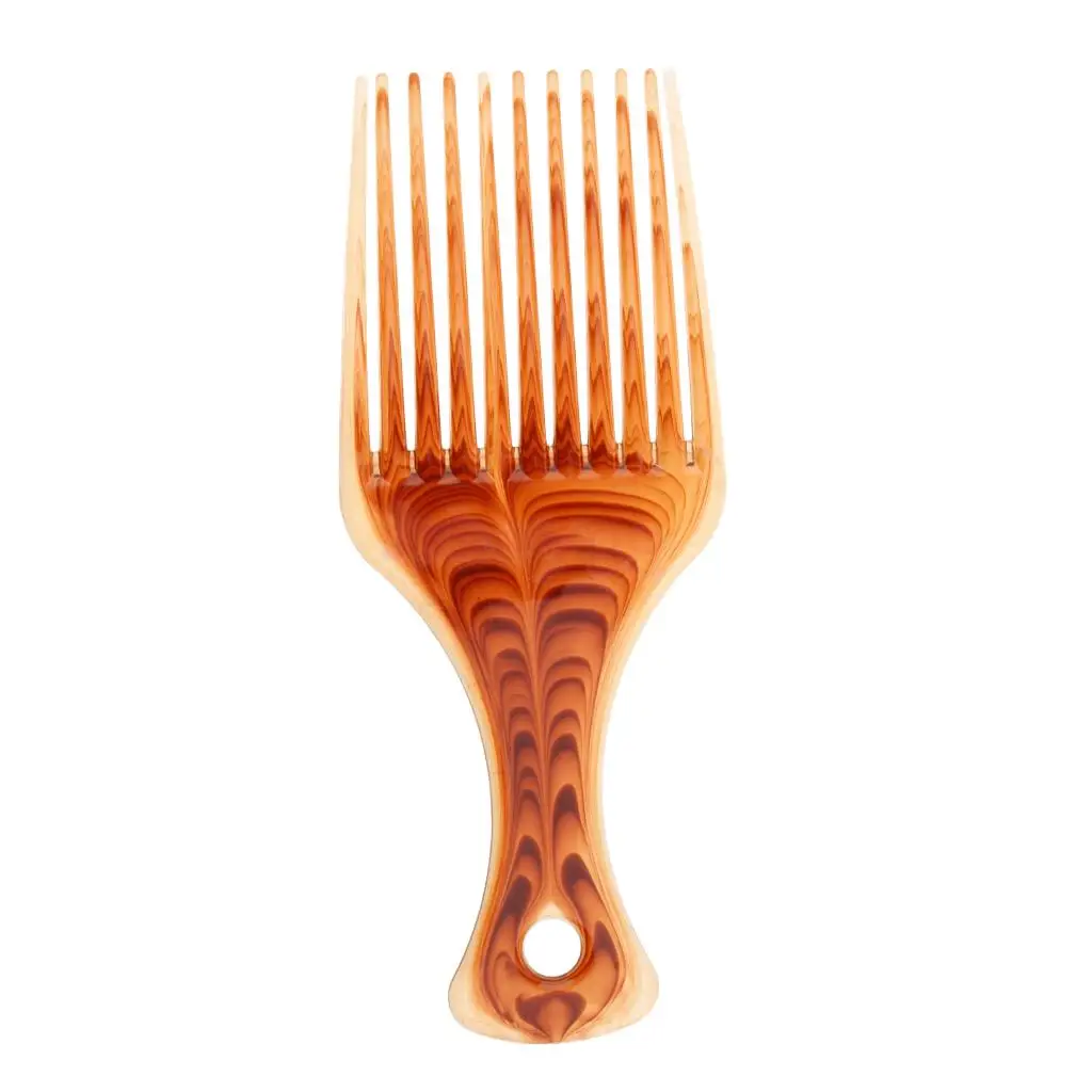 Plastic Afro Hair Pick Comb Detangle Wig Braid Styling Lift Hairbrush Professional Detangling Hair Tool