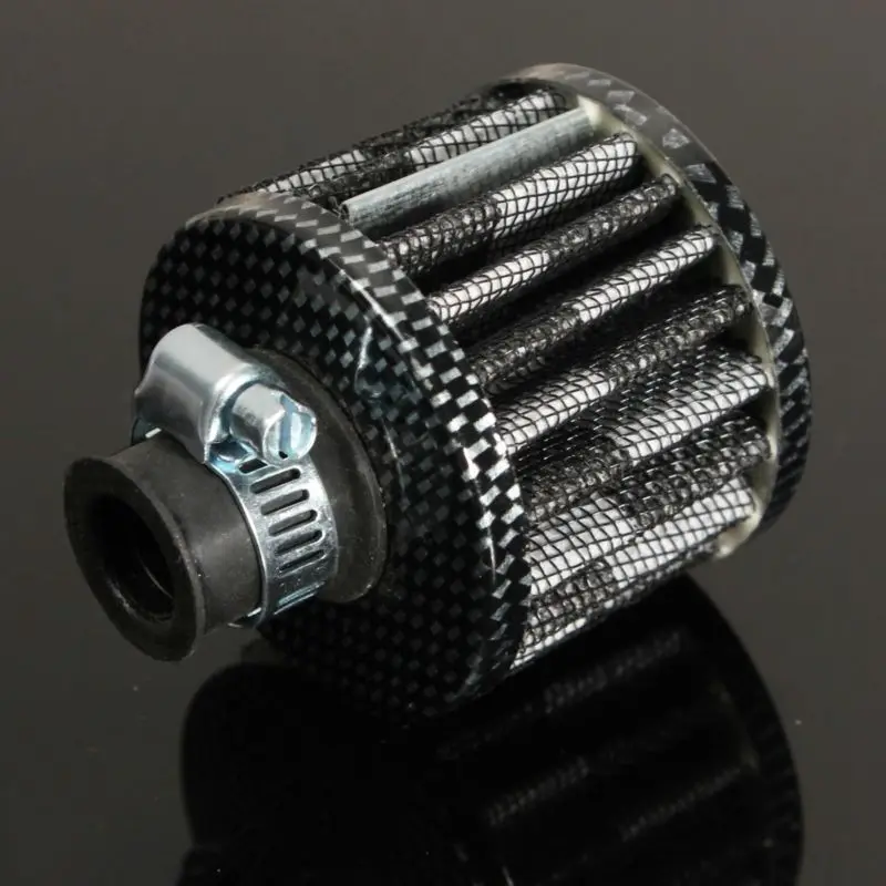 

12mm Car Motor Cold Air Intake Filter Turbo Vent Crankcase Breather Cleaner p w