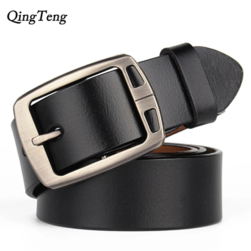 

Mens Genuine Leather Belts for Men Cowboy Luxury Strap Brand Male Vintage Fancy Jeans Designer Belt Men High Quality Waistband