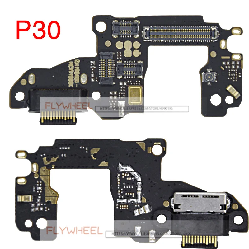 5 шт./Партия новое зарядное устройство зарядный порт док-станция USB разъем гибкий кабель с микрофоном для HuaWei P20 P30 Lite P20 Pro - Цвет: For P30