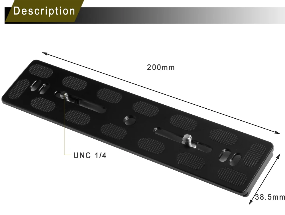 BEXIN универсальный металлический Arca Swiss mount адаптер quick release plate с 1/4 винт для Benro Штатив шаровой головкой PU120/150/200/300