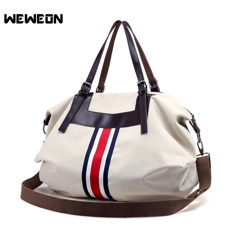 Stylish Girls Canvas Gym Bags Women Sport Training Bag Fitness Yoga