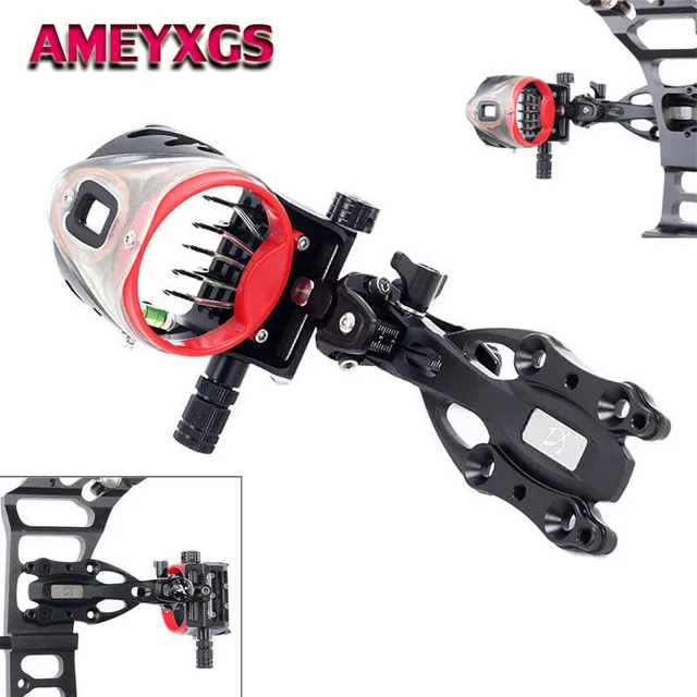  US $83.25 Archery Compound Sight Micro Adjustable Right Left Hand Sights Outdoor 