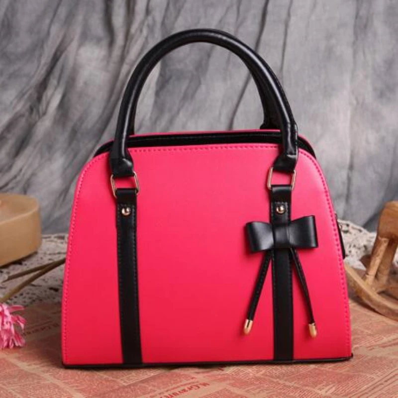 FGJLLOGJGSO العلامة التجارية عارضة الجلود الإناث حقيبة يد bowknot حقيبة كتف أكياس crossbody للنساء حقيبة ساعي سيدة بولسا الأنثوية