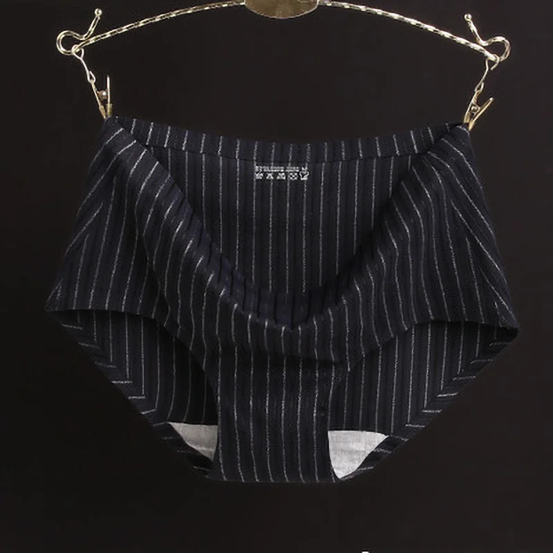 

Ribbed New Ice Silk One-piece Seamless Panties Women Breathable Sexy Panties Triangle Underwear Female