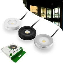 Светодиодный прожектор потолочный светильник тонкий 14 мм Черный Белый Серебряный шкаф шоу свет украшение дома освещение затемнения