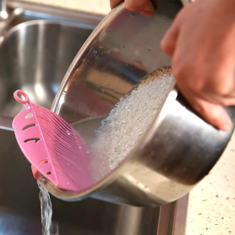 

Silicone Colanders Kitchen Clip On Pot Strainer Drainer For Draining Excess Liquid Univers Draining Pasta Vegetable Cookware