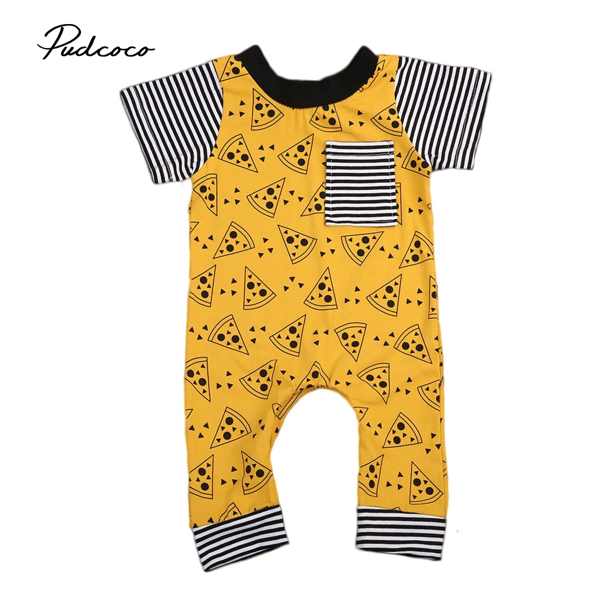 

Helen115 Lovely Newborn Baby Girl Boy Clothes Cotton Short Sleeve Bodysuit Outfits 0-24M