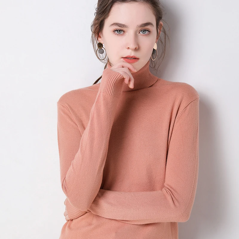 Autumn Winter sweater women turtleneck cashmere sweater knitted pullover women sweter fashion sweaters new Plus Size tops