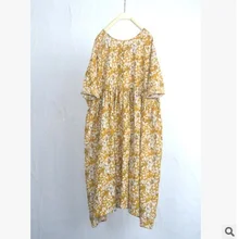 Новые продукты, перечисленные летом, дизайн рами женщина Свободные платье больших размеров