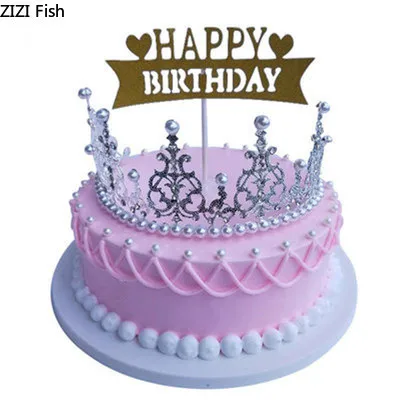 

Cake model Crown pearl simulation Birthday Cake model tool Plastic model Window Show Shooting props Wedding decoration