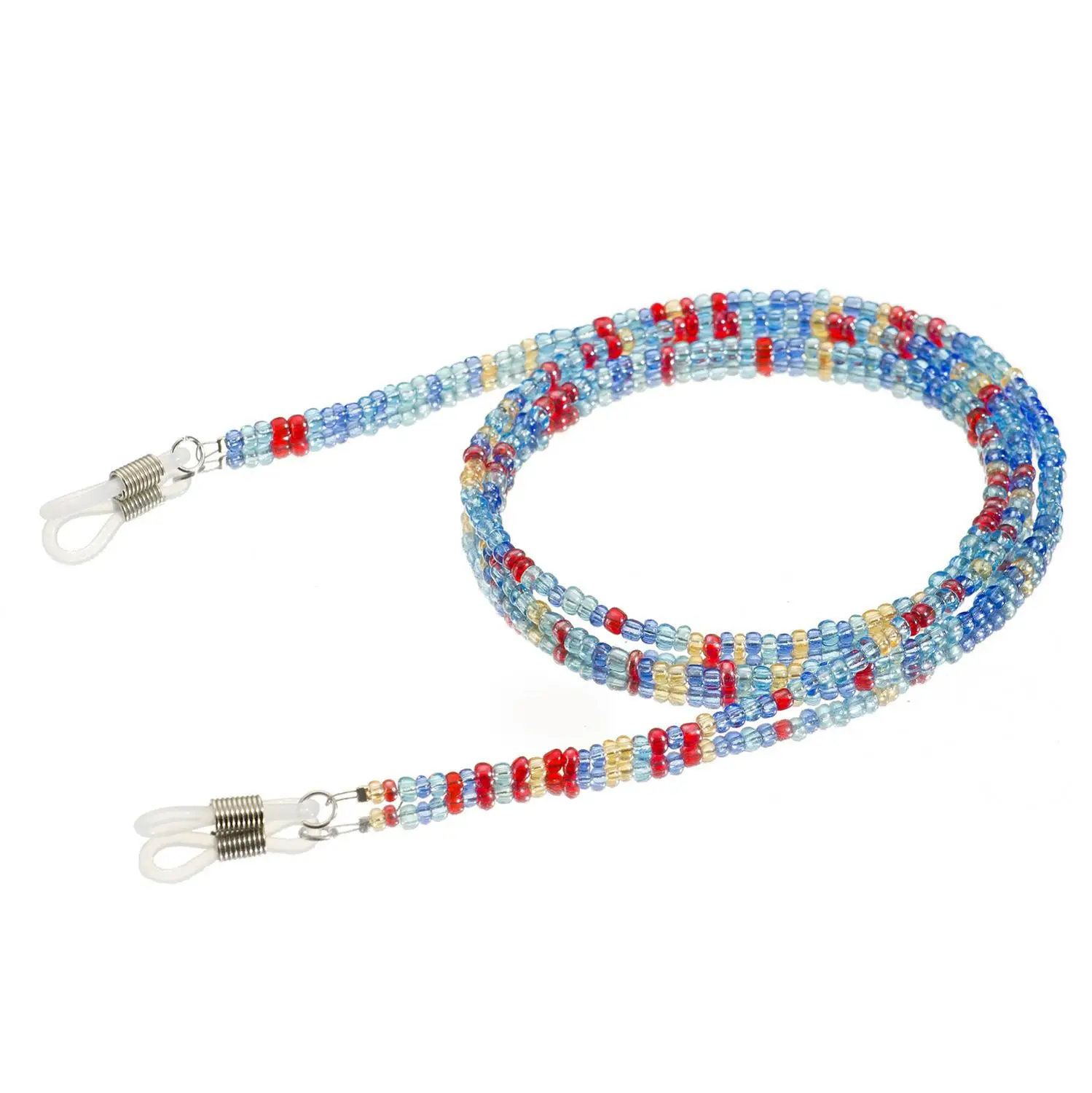 

Colorful Crystal Beads Chain Sunglasses Lanyard Strap Necklace Eyeglass Holder Cord For Reading Glasses Head Band Accessories