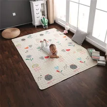 Хлопковый тканевый ковер кофейный столик для спальни прикроватный коврик хлопковый ползающий коврик татами Коврик противоскользящий одеяло машинная стирка