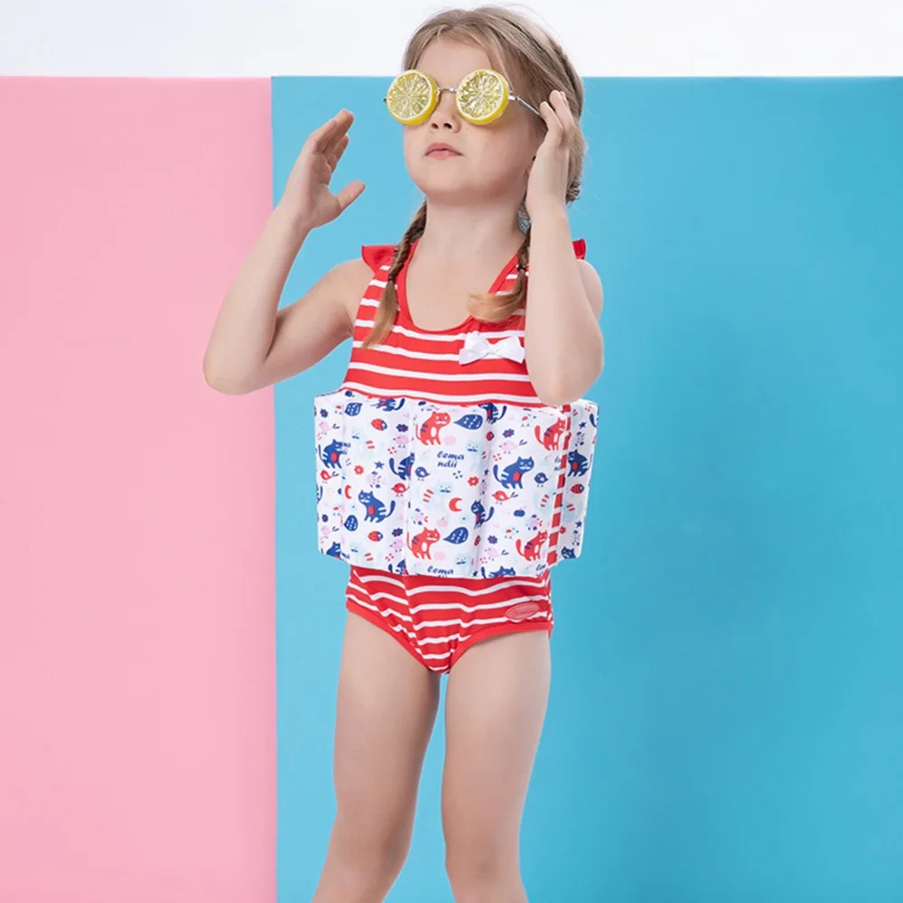 Girls Swimsuits Child Swimming Trunks Shorts Children's Swimwear Kids Buoyancy Swimsuit Baby Boys Girls Swim Vest