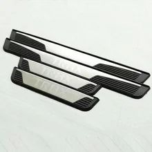 For Chevrolet Trax 2014 2015 2016 Stainless Steel Door Sill Trim Protectors Guard Cover Trim Car Styling accessories 4PCS