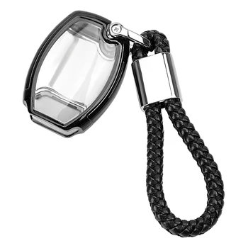 

4 Colors With Keyring Key Shell Cover For Mercedes Benz C Class E Class E260L GLK GLA CLA Auto Accessories Car Key Case