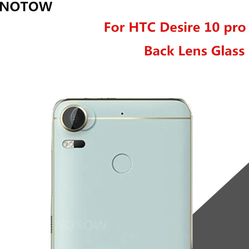 

NOTOW flexible Rear Transparent Back Camera Lens Tempered Glass Film Protector Case For HTC Desire 10 pro D10W 5.5 inch