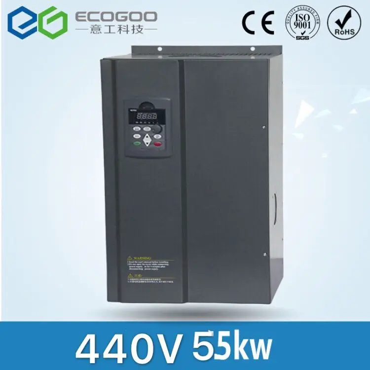 

hot sale 55KW/3 Phase 440V/100A Frequency Inverter--Free Shipping- vector control 55KW inverter/ Vfd 55KW