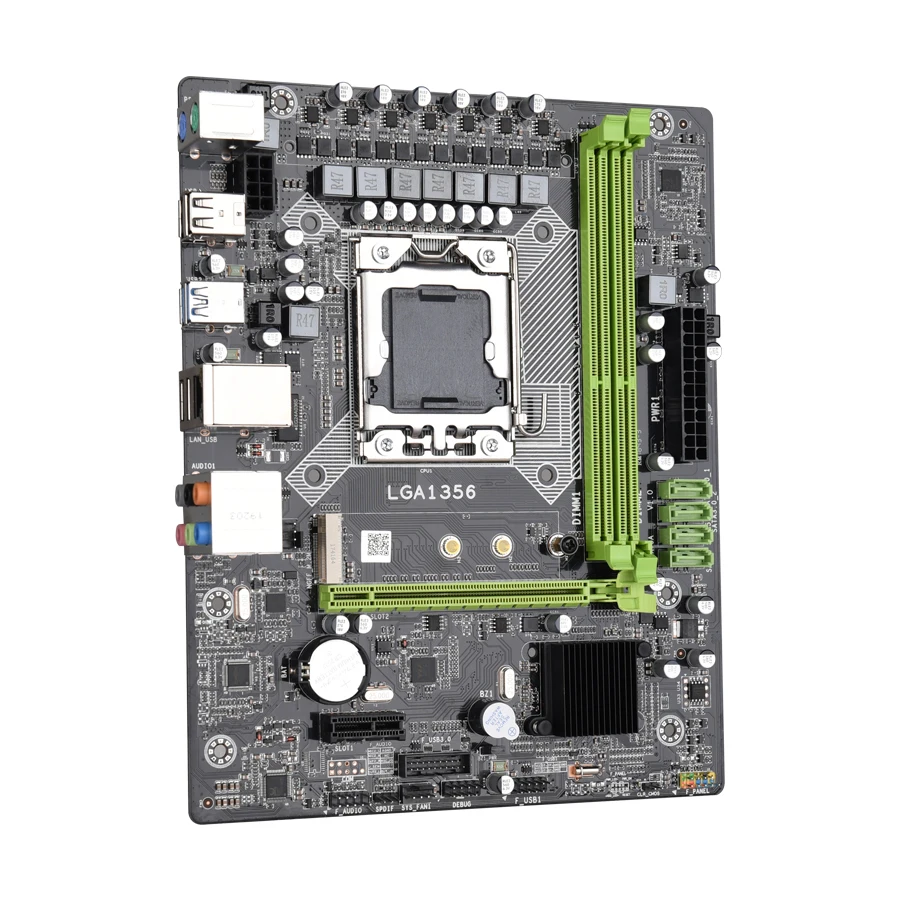 Kllisre X9A набор материнских плат с LGA 1356 E5 2420 C2 2x8GB = 16 Гб 1600 МГц DDR3 память ECC Reg