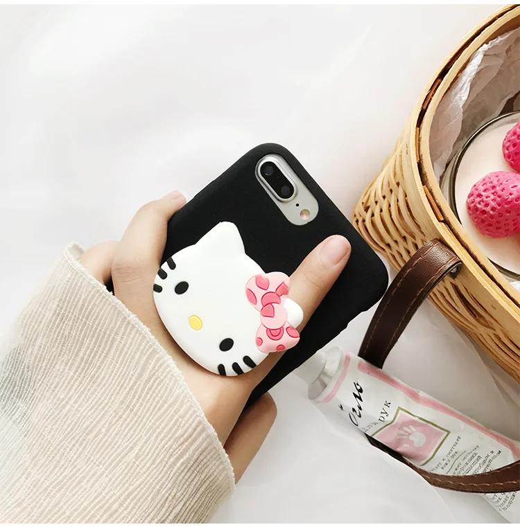 Phone Grip Phone Stand Hello Kitty Inspired PopSocket Resin Art