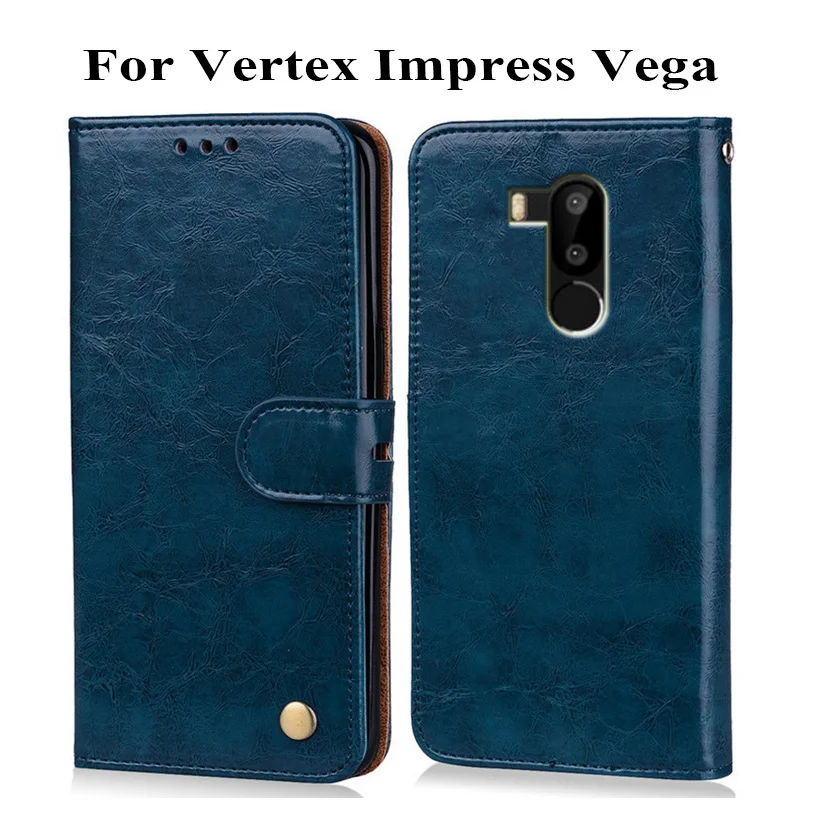 Новейший кошелек чехол для Vertex Impress Vega задняя крышка 5 &quot100% специальный из